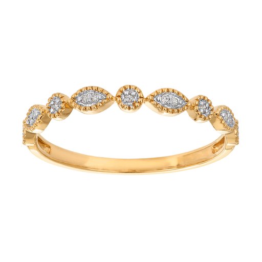 Diamantring i 18K guld