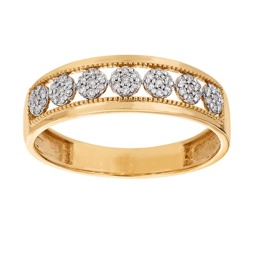 Diamantring i 18K guld