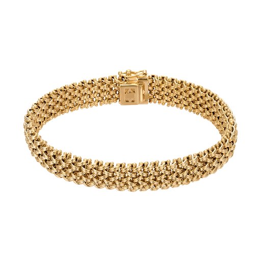 Armband i 18K guld, 19cm