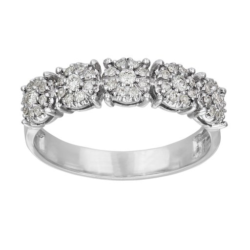 Diamantring i 18K guld