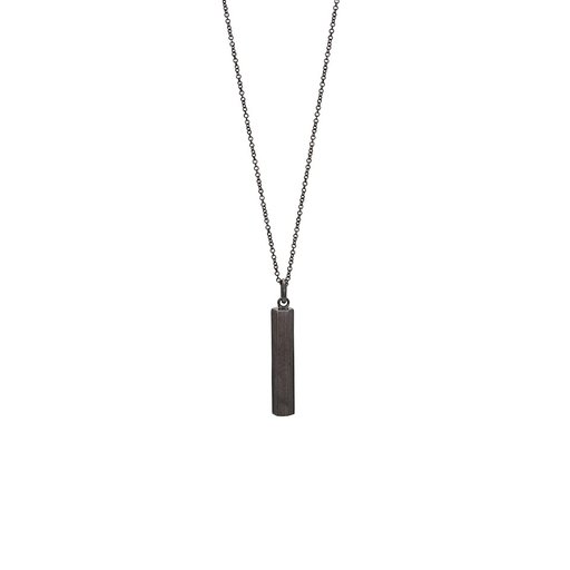 Halsband i äkta silver med hexagon