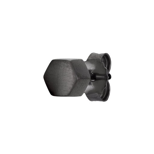 Örhänge i äkta silver med hexagonform