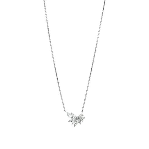 Halsband i äkta silver med kubisk zirkonia