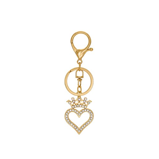 Nyckelring White heart