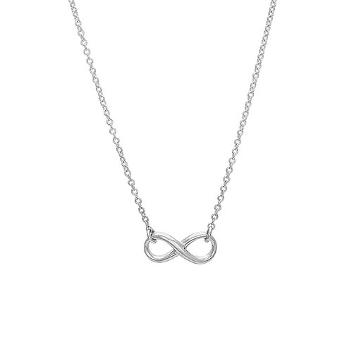 Halsband i äkta silver med evighetstecken