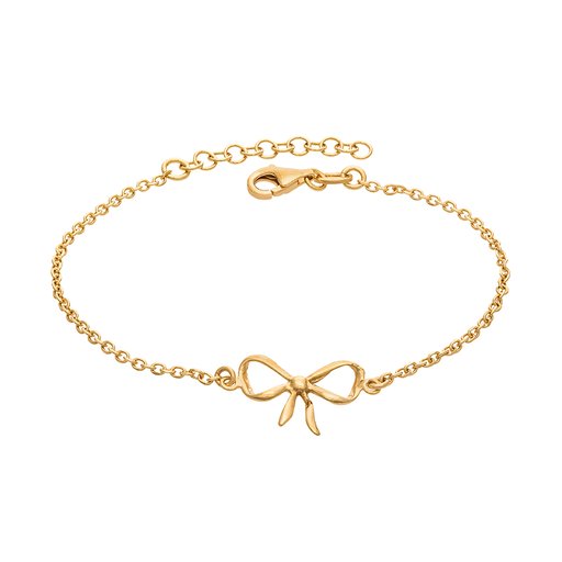 Armband i äkta silver med rosett