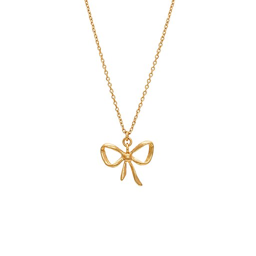 Halsband i äkta silver med rosett