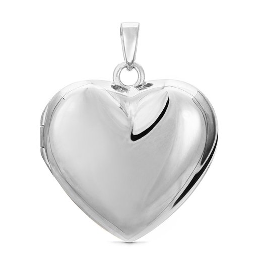 Medaljong PURE HEART i äkta silver