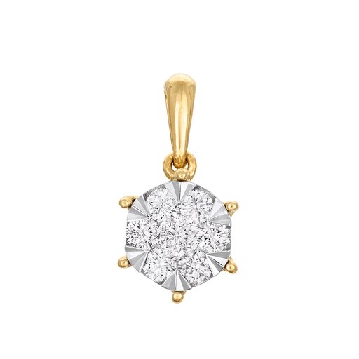 Diamanthänge i 18K guld med flera diamanter