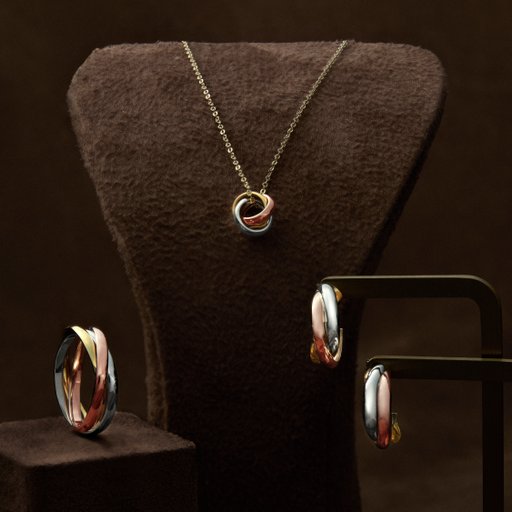 Ring Tricolor i 14K guld
