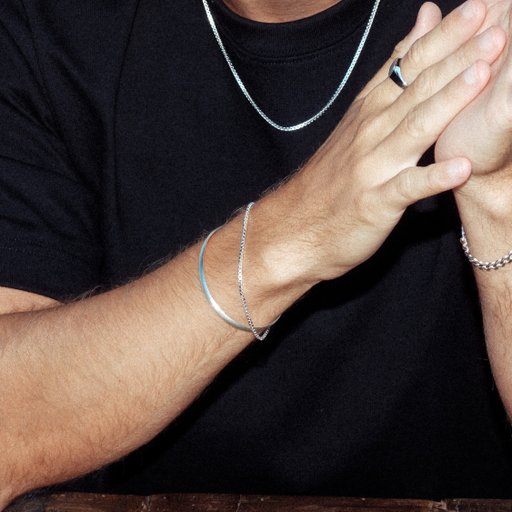 Stel armring i äkta silver