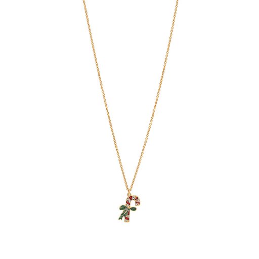 Halsband Polkagris