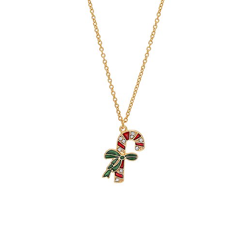 Halsband Polkagris