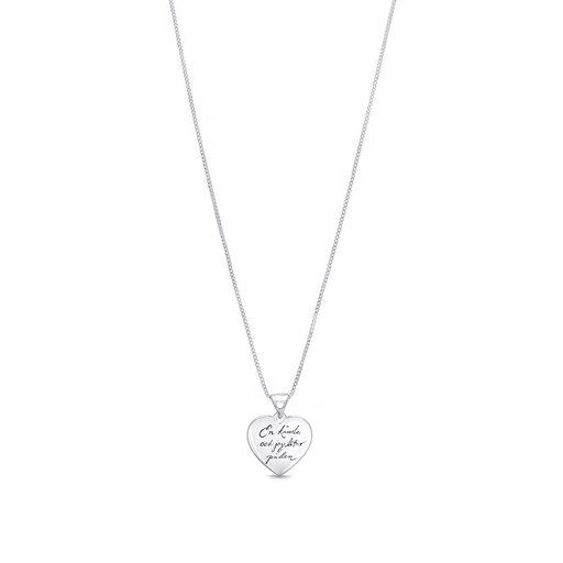 Halsband TÅLAMOD i äkta silver