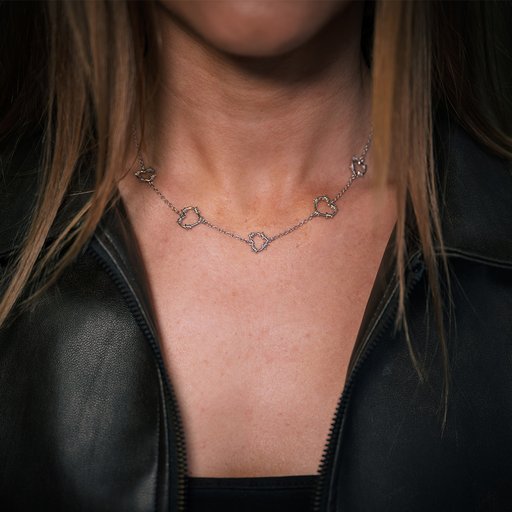 Halsband i äkta silver