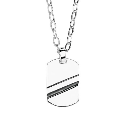 Halsband i äkta silver 55 cm