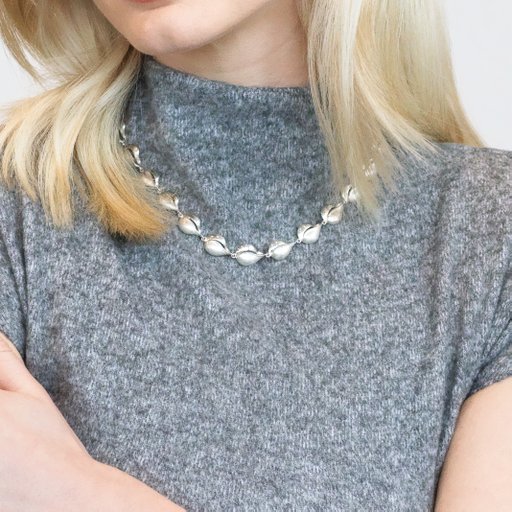 Halsband i äkta silver
