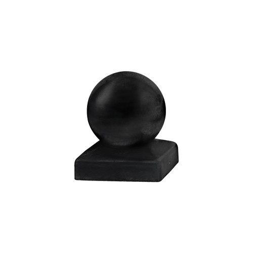 Stolplock med knopp 71x71mm Stolplock med knopp 71x71mm RAL9005 (Svart)