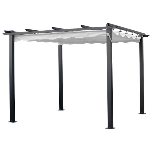 Pergola 4x4m Pergola 4x4m Mörk Grå
