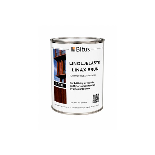 Linax Olja 1L Brunröd Linax Olja 1L Brunröd Linolja Grå