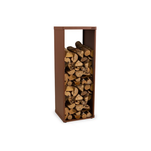 Elda vedförvaring stor Corten 400x360x1100mm
