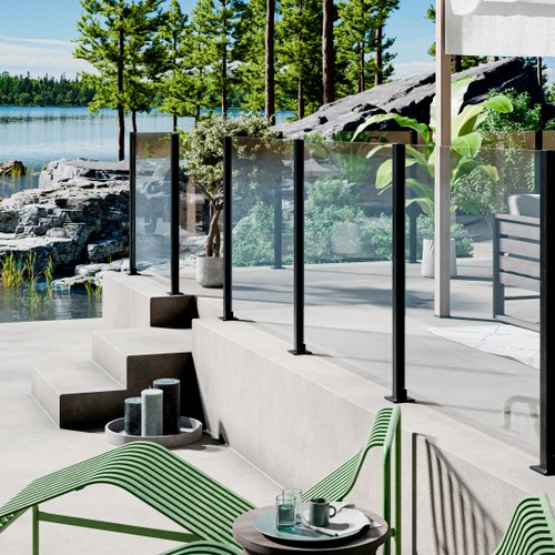 Glasräcke Brännö Fyrkant