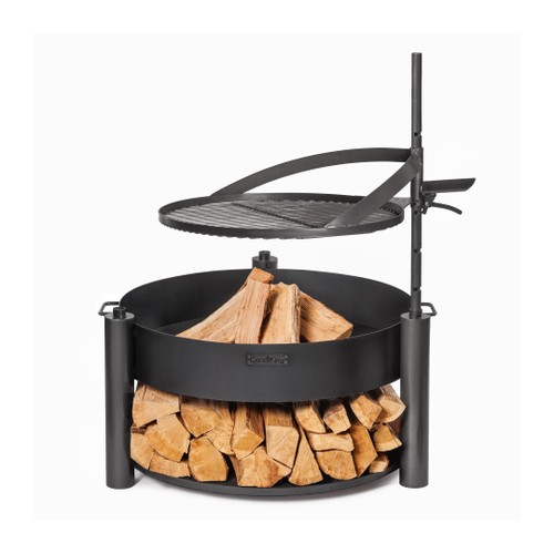 Eldfat CookKingByJABO MontanaX Ø60cm med 50cm m. Grillgaller Rostpatina