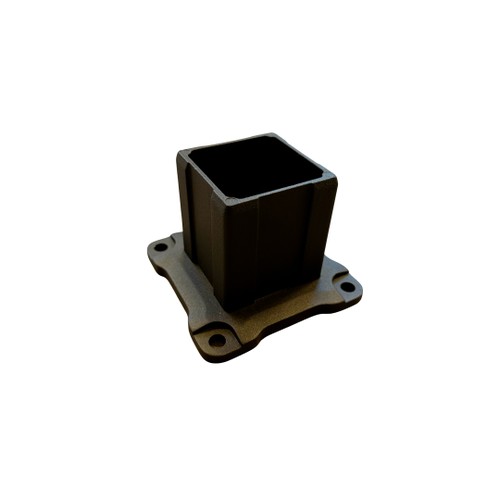 Stolpsko Donsö Svart 70x70mm RAL9005 (Svart) med struktur