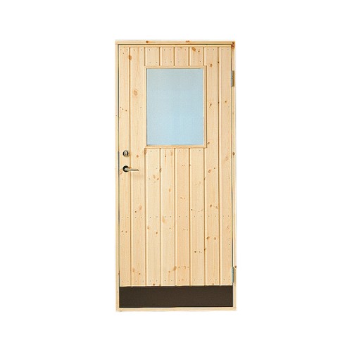 Dörr 18° Rak panel höger 8x19 2-glas