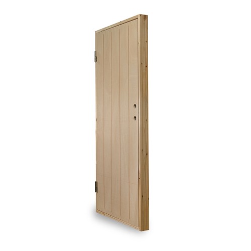 Varmförrådsdörr Ljusdal 9x20 Obeh. Spårfräst Ply. Vä Varmförrådsdörr Ljusdal 9x20 Obeh. Spårfräst Ply. Vä