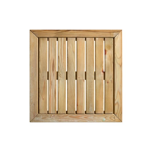 Ramtrall ruta tryckimpreg 60x60cm FSC (B) Grönimpregnerad