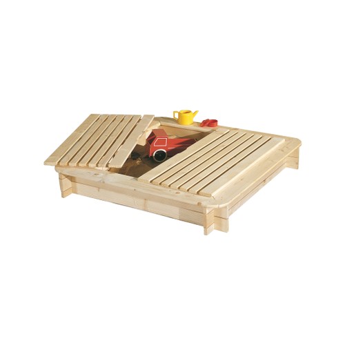 Sandlåda med lock obeh 120x120 cm FSC (B)