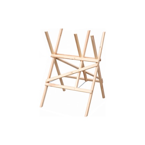 Sågbock Arvid trävit 86x66x62 mm obeh. gran Sågbock Arvid trävit 86x66x62 mm obeh. gran