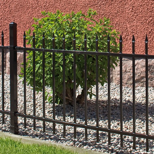 Staket Värmdö 2000x900x2 5mm RAL9005 (Svart)