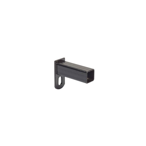 Staketfäste med fästplatta (4-pack) RAL9005 (Svart)