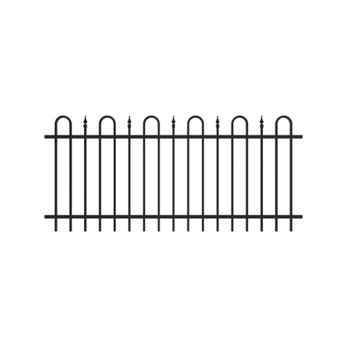 Staket Björkö 2000x900x25 mm RAL9005 (Svart)