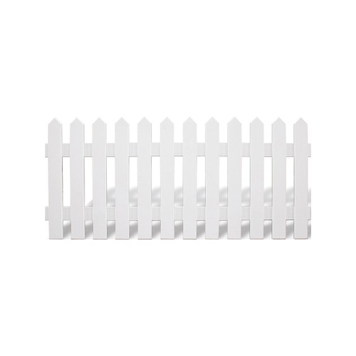 Staket Smögen vit 180x80 cm FSC (B) RAL9010 (Vit)