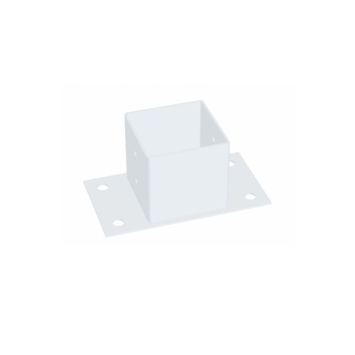 Stolpsko 96x96x70mm Vit