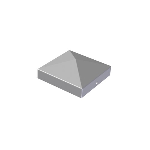Stolplock Pyramid 96x96mm Stolplock Pyramid 96x96mm Silver/Grå