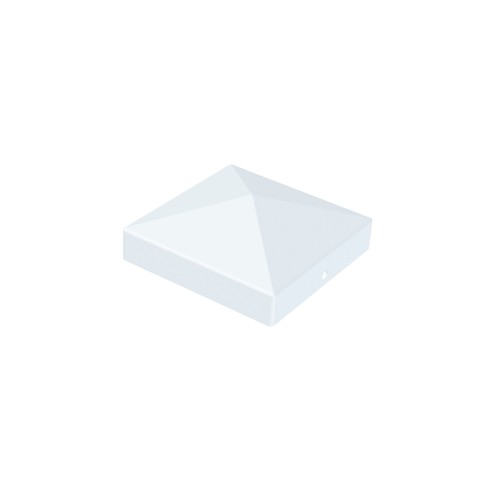 Stolplock Pyramid 136x136mm Stolplock Pyramid 136x136mm Vit