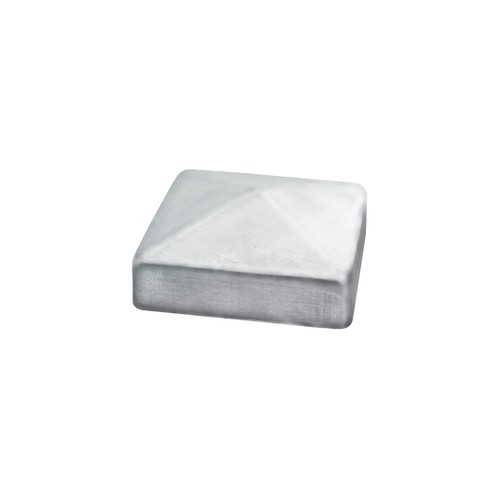 Stolplock varmgalvat stål 96x96 mm Stolplock varmgalvat stål 96x96 mm Silver/Grå