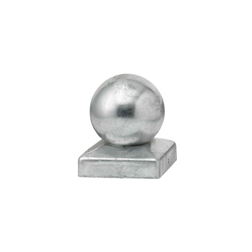 Stolplock med knopp 96x96mm Stolplock med knopp 96x96mm Silver/Grå