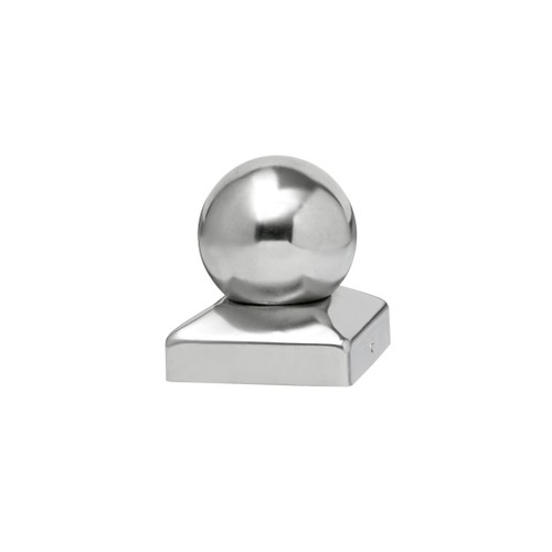Stolplock med knopp 96x96mm Stolplock med knopp 96x96mm Silver