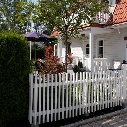Staket Linnea 2 RAL9010 (Vit)
