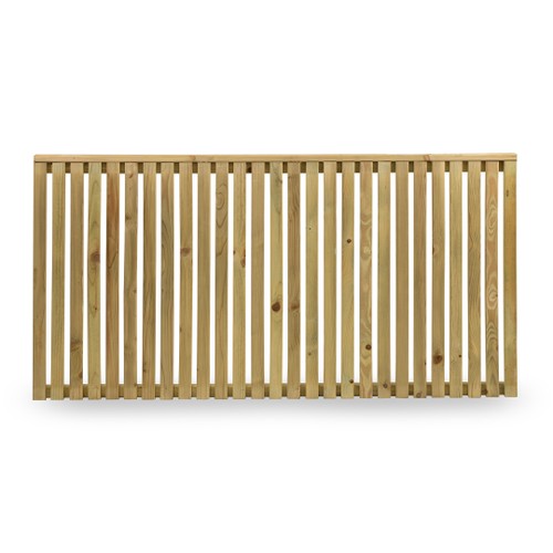 Skärm Vertikal 2 Tryckimp Gran 159x89cm FSC (B) Grönimpregnerad