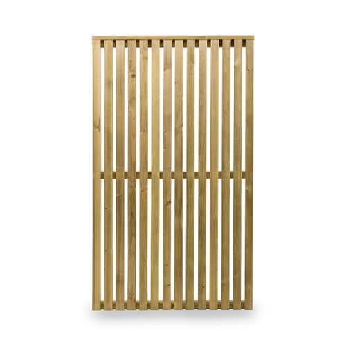 Skärm Vertikal 6 Tryckimp Gran 81,5x159cm FSC (B) Grönimpregnerad