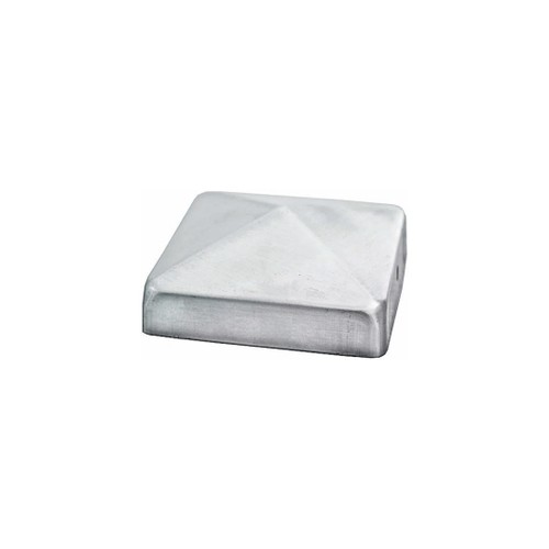 Stolplock 76x76 mm rostfri Stolplock 76x76 mm rostfri Silver/Grå