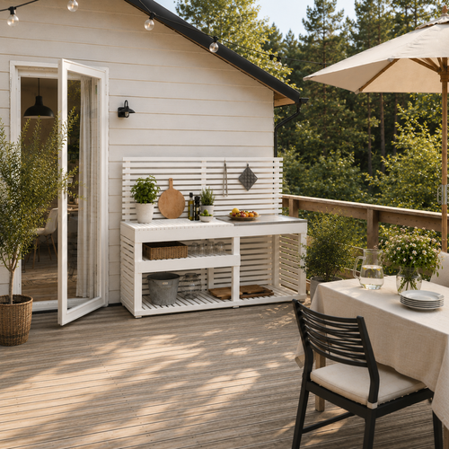 Utekök Horizont RAL9010 (Vit)