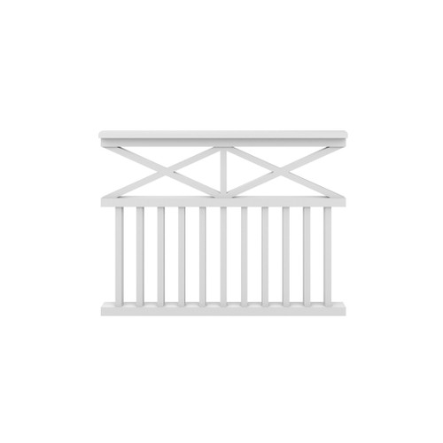 Altanräcke kryss vit 120x90 cm FSC (B) RAL9010 (Vit)
