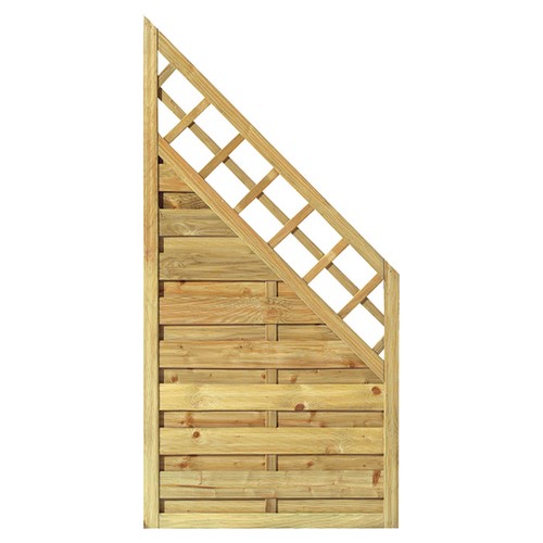 Skärm Original Johanna tryckim gran 89x179x89 cm FSC (B) Grönimpregnerad